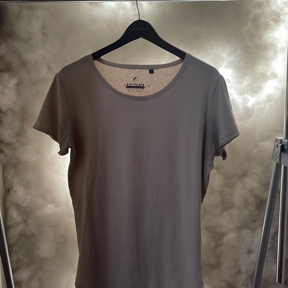 Alphalete Scoop Neck Top - Tan